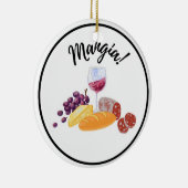 Mangia Weihnachtsdekoration Keramik Ornament (Rechts)