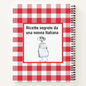 Mangiamo Italienisch Nonna Recipes Notizblock (Rückseite)