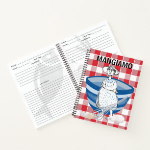 Mangiamo Italienisch Nonna Recipes Notizblock