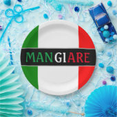 Mangiare Eat Italian Dinner Pappteller (Party)