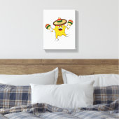 Mango als Musiker mit Maraca Leinwanddruck (Insitu (Schlafzimmer))