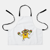 Mango als Musiker mit Maraca Schürze (Vorderseite)