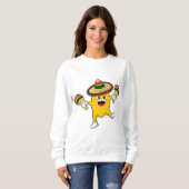 Mango als Musiker mit Maraca Sweatshirt (Vorne ganz)