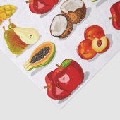 Mango Apple Kokosnuss Birnfrüchte Decoupage Seidenpapier (Detail)