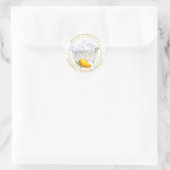 Mango-Blase-Bath-Etikett Runder Aufkleber (Tasche)