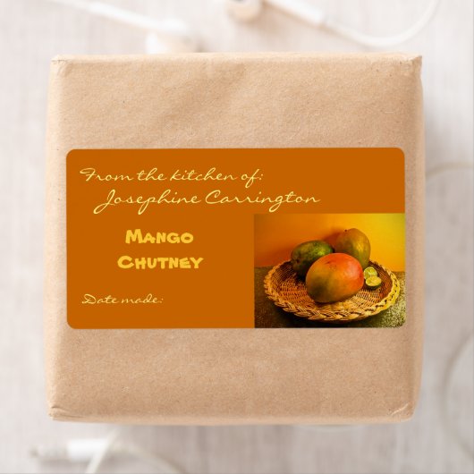 Mango Chutney Canning Labels (Insitu)