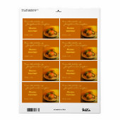 Mango Chutney Canning Labels (Vorne)