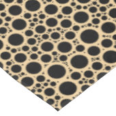 Mango cream bubbles tischdecke (Schrägansicht)