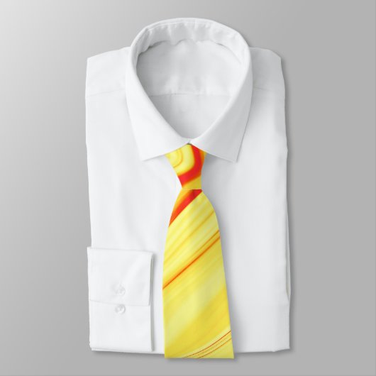 Mango-Creme, mit gekrümmtem Rot oder korallenförmi Krawatte (Gebunden)