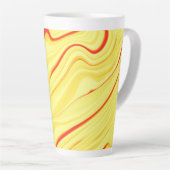 Mango-Creme, mit gekrümmtem Rot oder korallenförmi Milchtasse (Rechte Ecke)