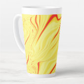 Mango-Creme, mit gekrümmtem Rot oder korallenförmi Milchtasse (Linke Ecke)