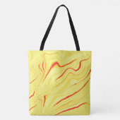 Mango-Creme mit rotem oder korallengewölbtem Schla Tasche (Vorderseite)