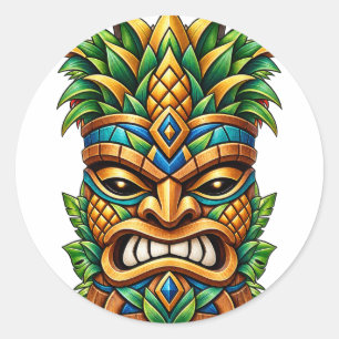 Mango Crown Tiki Aufkleber