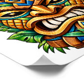 Mango Crown Tiki Poster (Ecke)