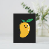 Mango Day, niedlich Mango Postkarte (Stehend Vorderseite)