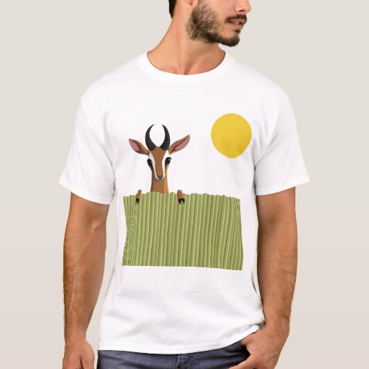 Mango der Gazellepeekaboo T-Shirt (Vorderseite)