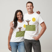 Mango der Gazellepeekaboo T-Shirt (Unisex)