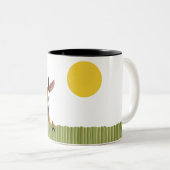 Mango der Gazellepeekaboo Zweifarbige Tasse (VorderseiteRechts)