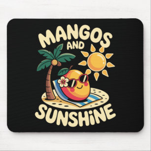 Mango-Design für Männer Frauen Vegan Mango-Liebhab Mousepad
