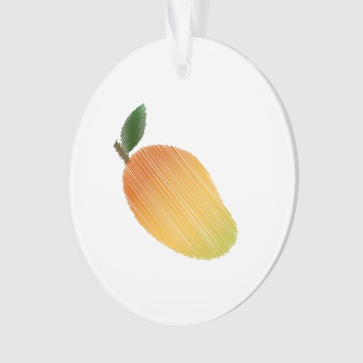 Mango-Design Ornament (Vorderseite)