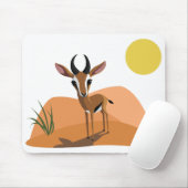 Mango die Gazelle Mousepad (Mit Mouse)