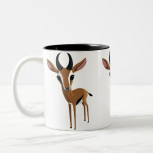 Mango die Gazelle Zweifarbige Tasse