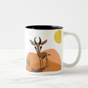 Mango die Gazelle Zweifarbige Tasse
