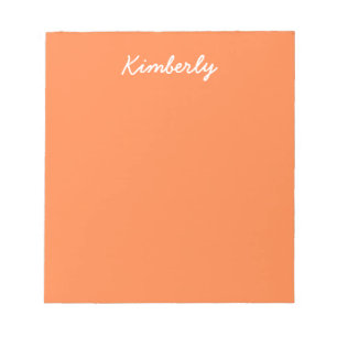 Mango-Farbe Notizblock