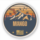 Mango, Florida Aufkleber (Vorderseite)