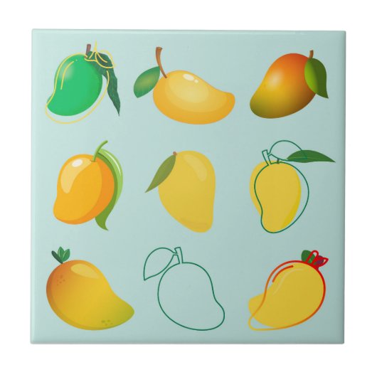 Mango Fresh Fliese (Vorderseite)