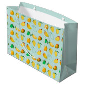 Mango Fresh Große Geschenktüte (Rückseite Schrägansicht)