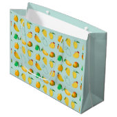 Mango Fresh Große Geschenktüte (Vorderseite Schrägansicht)