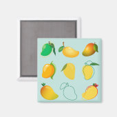 Mango Fresh Magnet (Vorderseite/Rückseite)