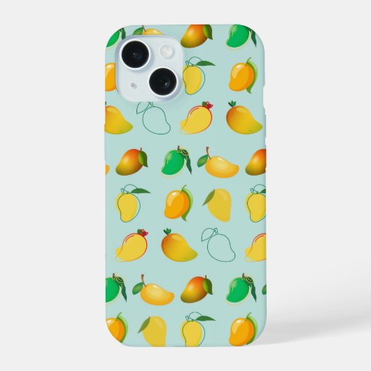 Mango Frisch iPhone 15 Hülle (Rückseite)