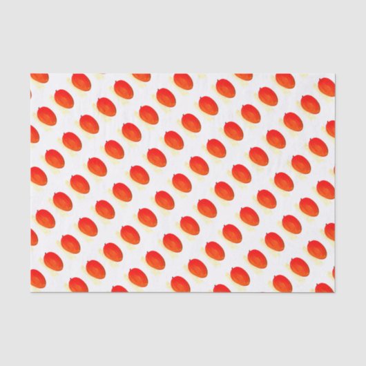Mango Frucht Aquarell Chic Food Tropical Pattern Seidenpapier (Vorderseite)