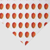 Mango Frucht Aquarell Chic Food Tropical Pattern Seidenpapier (Ausschnitt)