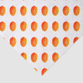 Mango Frucht Aquarell Chic Food Tropical Pattern Seidenpapier (Ausschnitt)