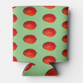 Mango Frucht Aquarellgrün Lebensmittel Tropisches  Dosenkühler (Vorderseite)