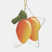 Mango-Frucht Keramikornament (Links)
