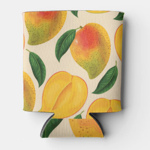 Mango Frucht Nahtloses Muster Dosenkühler