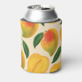 Mango Frucht Nahtloses Muster Dosenkühler (Kanne Rückseite)