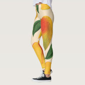 Mango Frucht Nahtloses Muster Leggings (Links)