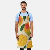 Mango Frucht Nahtloses Muster Schürze (Getragen)