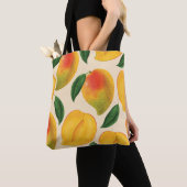 Mango Frucht Nahtloses Muster Tasche (Von Nahem)