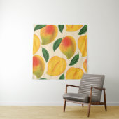 Mango Frucht Nahtloses Muster Wandteppich (Beispiel)