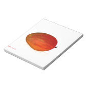 Mango-Frucht tropische Orange Notizblock (Rotiert)