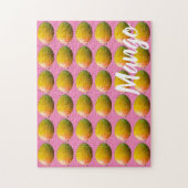 Mango Fruchtmuster für Vegetarier und Vegan Puzzle (Vertikal)