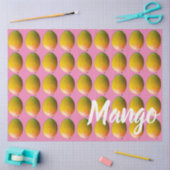 Mango Fruchtmuster für Vegetarier und Vegan Seidenpapier (Basteln)