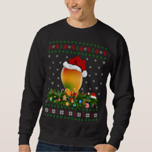 Mango Fruit Lover Xmas Weihnachtsmannmütze Ugly Ma Sweatshirt