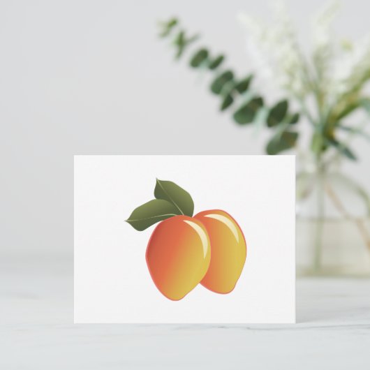 Mango Fruit Postkarte (Stehend Vorderseite)